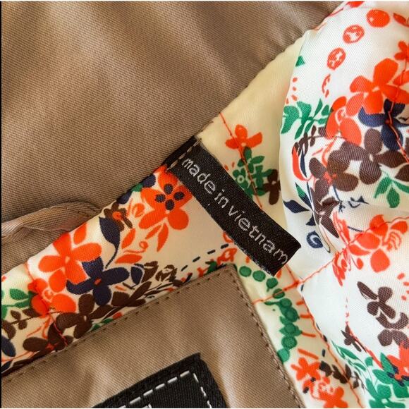 Buffalo David Bitton Womens Jacket Large Brown Parka Faux Fur Hooded Winter - Picture 6 of 10